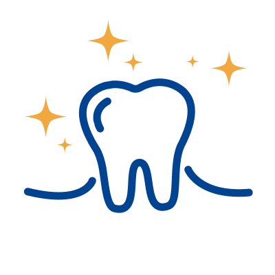 Illustration representing plaque and tartar control